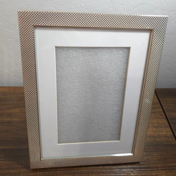 Two's Company Silver Textured  Frame Stunning Matted Wedding Anniversary Shiny - Picture 2 of 11